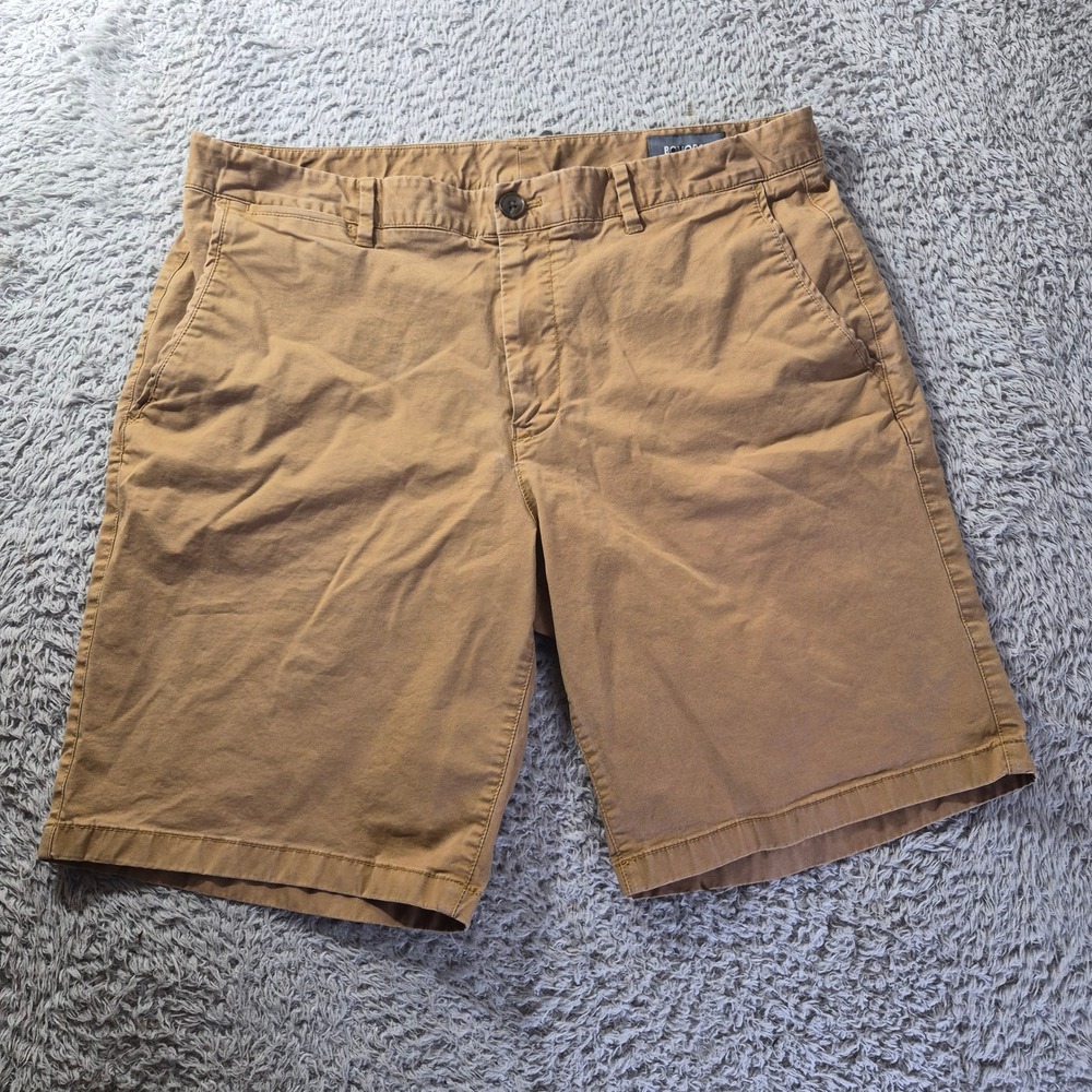 Bonobos Chino Shorts 18193-BR476 Mens 35 Brown Stretch Casual Cotton Twill